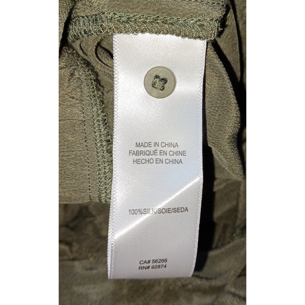 Splendid Alessandra Silk Jumpsuit Spruce Green XS Elevated Casual Resort Wear - Picture 7 of 11
